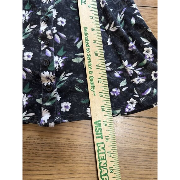 American Eagle Women's Size Small Floral Mini Skirt Cotton Blend‎ Stretch Summer - Picture 6 of 11